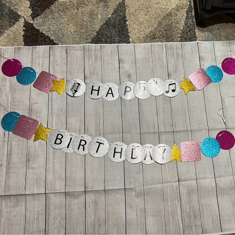 Friendship Bracelet Birthday Banner